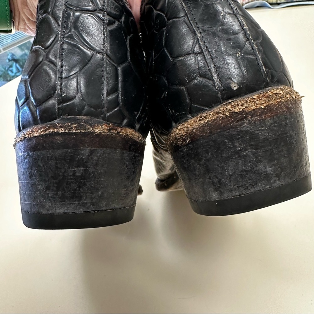 Free People FarylRobin Westley Womens Studded Leather Star Western Ankle Booties - Picture 4 of 12